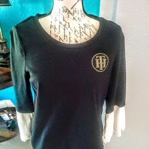 Black tommy Hilfiger top